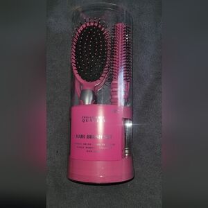 Professional Quality Pink Hair Brush Set